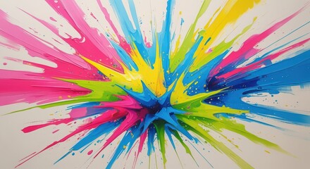 Colorful paint splash background vector art illustration graphic design image