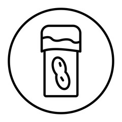 Peanut Butter Vector Icons