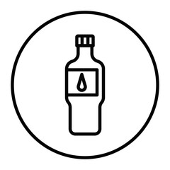 Water Bottle Vector Icons