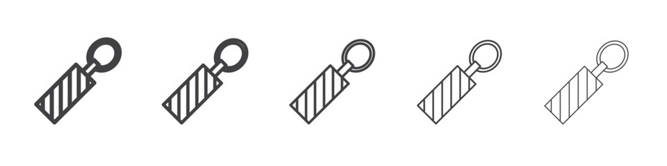 Key Chain Icon outline ilustration vector symbol