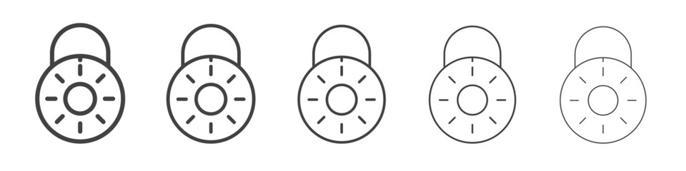 Key smith icon outline ilustration vector symbol