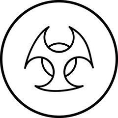 Biohazard Vector Icons
