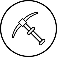 Pickaxe Vector Icons