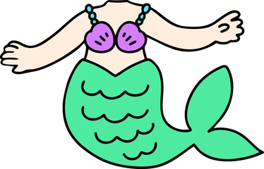 인어공주 얼굴합성