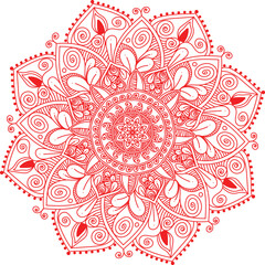 ornamental round lace ornament