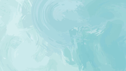 Subtle teal watercolor wash creates a soft, calming effect