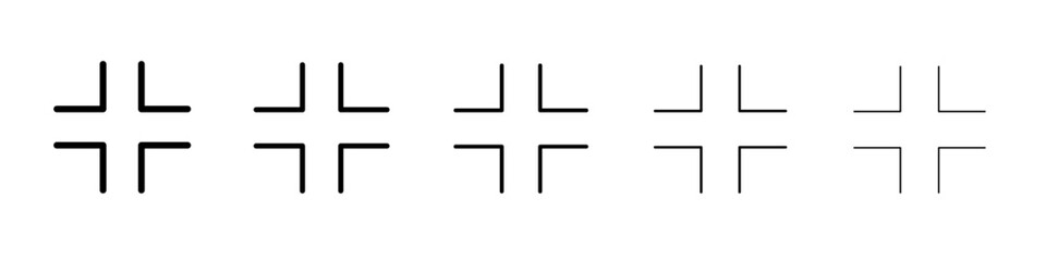 Obraz premium minimize icon outline ilustration vector symbol