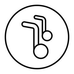 Musical Note Vector Icons