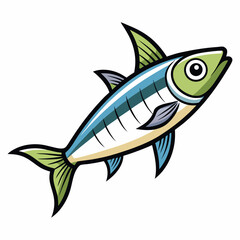 Modern Salmon Fish Vector Design