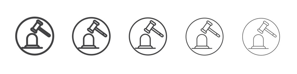 Mole Game Whack icon outline ilustration vector symbol