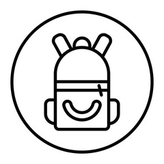 Backpack Vector Icons