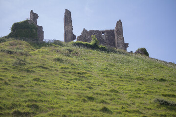 ruins of castle in UK