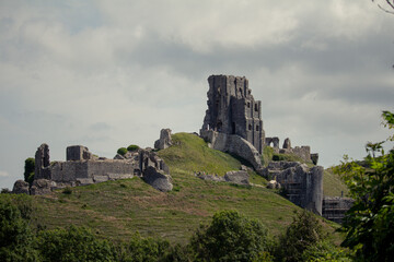 ruins of castle in UK