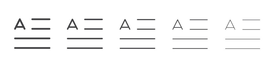 Paragraph icon outline ilustration vector symbol