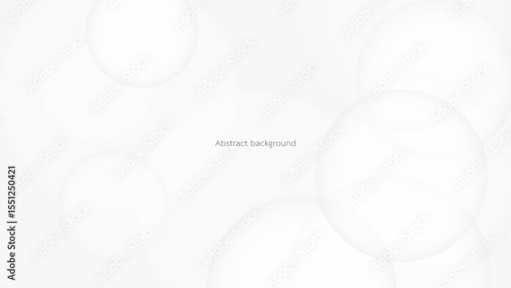 Poster abstract modern circle and light background