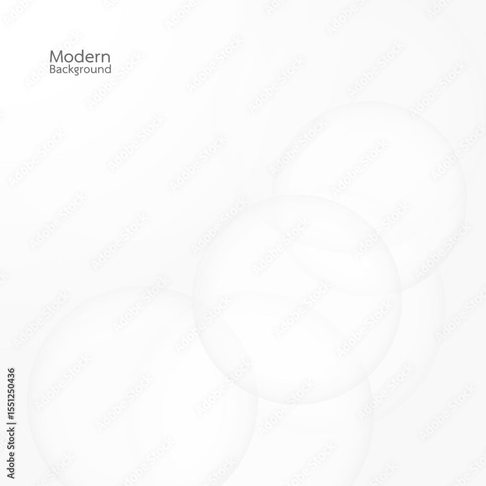 Poster abstract modern circle and light background