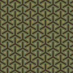 Geometric Trefoil Pattern Background