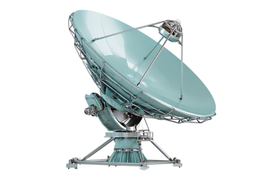 Satellite dish antenna for communication