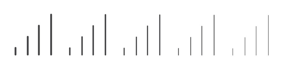 Signal icon outline ilustration vector symbol