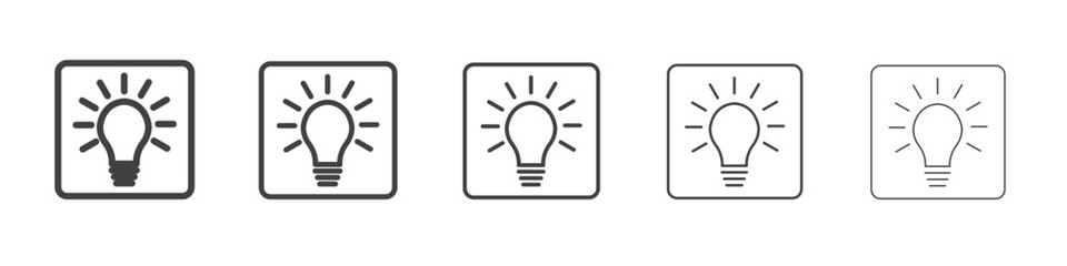 Thinking icon outline ilustration vector symbol