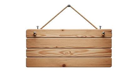 Wooden Hanging Signboard Mockup