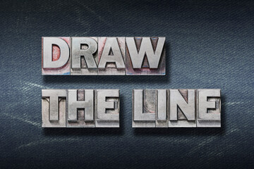 draw the line den