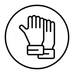 Gloves Vector Icons