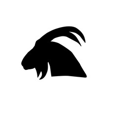 Goat Head Silhouette 