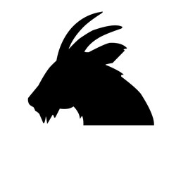 Goat Head Silhouette 