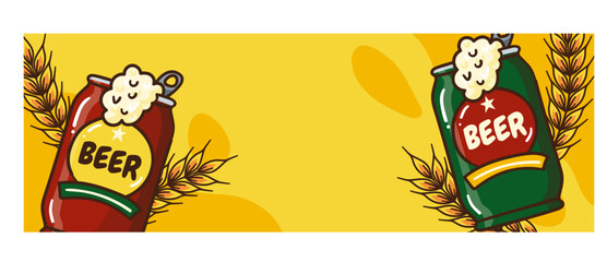 Refreshing Beer Can Design A Cool Illustration for Summer