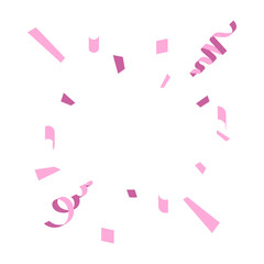 pink confetti bakground
