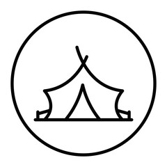 Tent Vector Icons