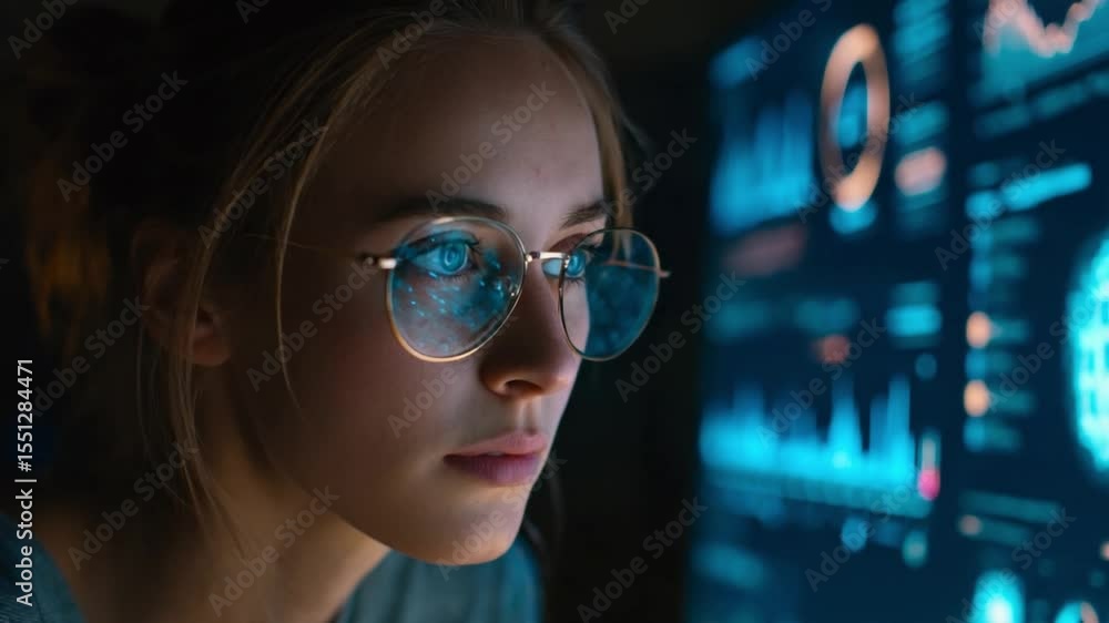 Poster data analysis in digital age: a focused professional studies complex data visualizations displayed o