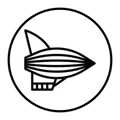 Zeppelin Vector Icons © Rustic Touch
