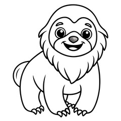Obraz premium animal coloring pages 
