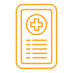 Obraz premium Health app Icon