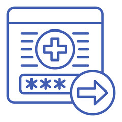 Fototapeta premium Log out Icon