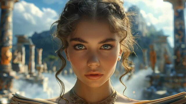 Celestial force: Athene Pallas pride, sharp reason, noble fighter, artisan mind, Minerva merge, myth tale, town guide, shrine voice, sacred path, wise virtue, Greco bond