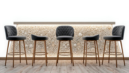 Set of Stylish Bar Stools – Modern Seating Furniture Design