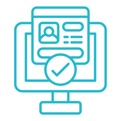 Fototapeta premium Authorization Icon