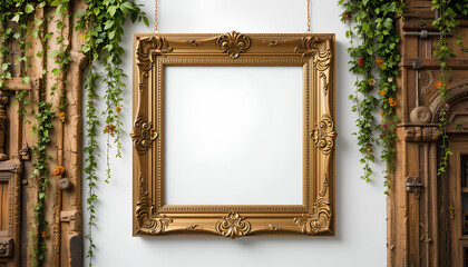 Single Hanging Square Frame Design – Minimalist Wall Decor and Interior Concept