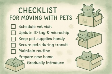 Essential pet moving checklist for a smooth transition to a new home
