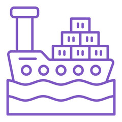 Cargo ship Icon