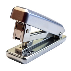 Metal stapler open view isolated on transparent background