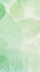 Obraz premium Skeleton Leaves, Green Texture