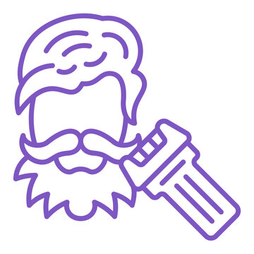 Beard trimming Icon