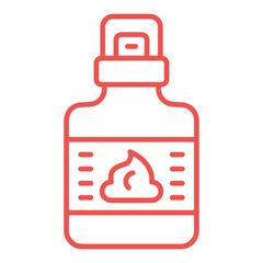 Fototapeta premium Shaving cream Icon