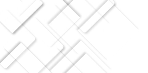Abstract white rectangle shape geometric line background. Light Silver, Gray vector pattern in square style. Abstract technology of squares concept. vector illustration background