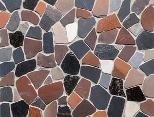 Stone Mosaic Wall Texture Pattern