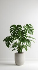 Monstera Plant in a Modern Interior Setting
